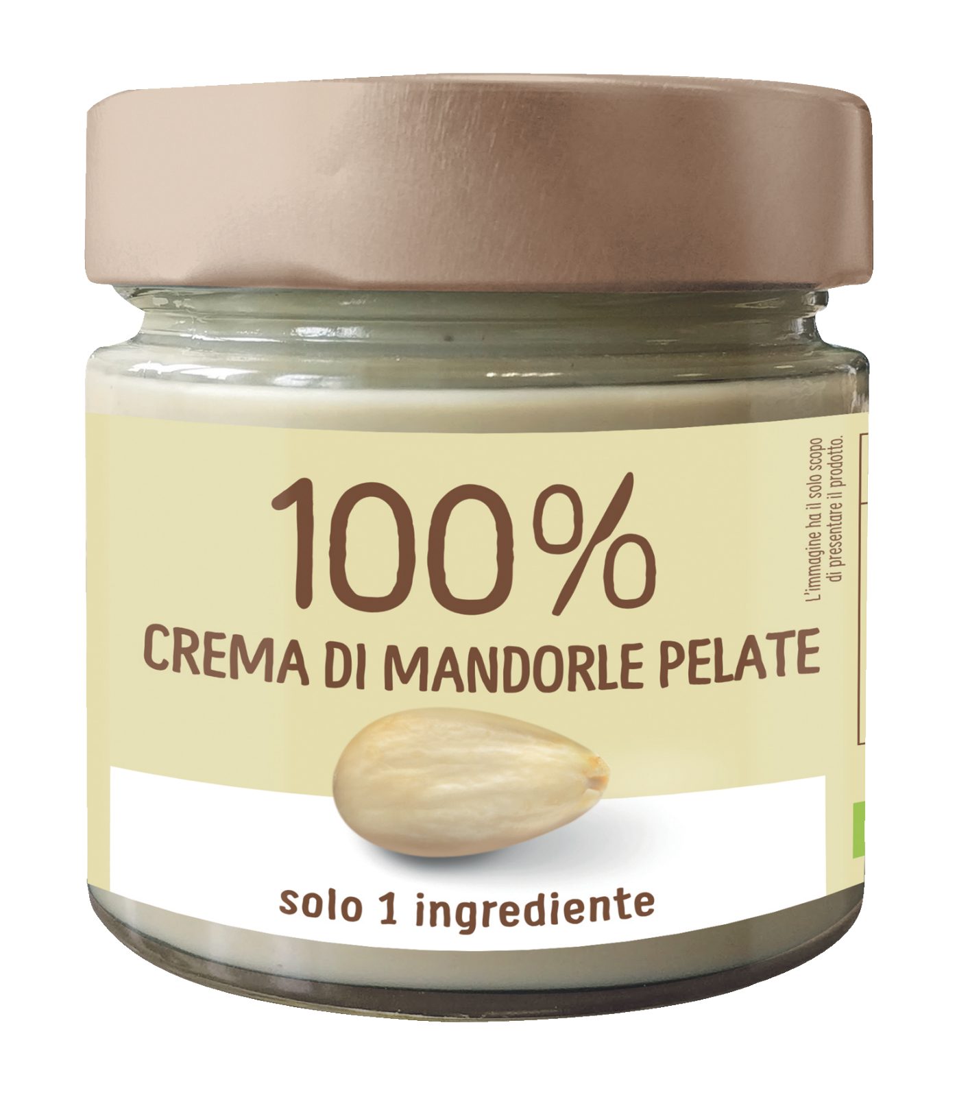 100% Crema di Mandorle Pelate Bio