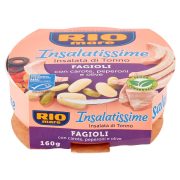 Insalata di tonno Fagioli con carote, peperoni e olive