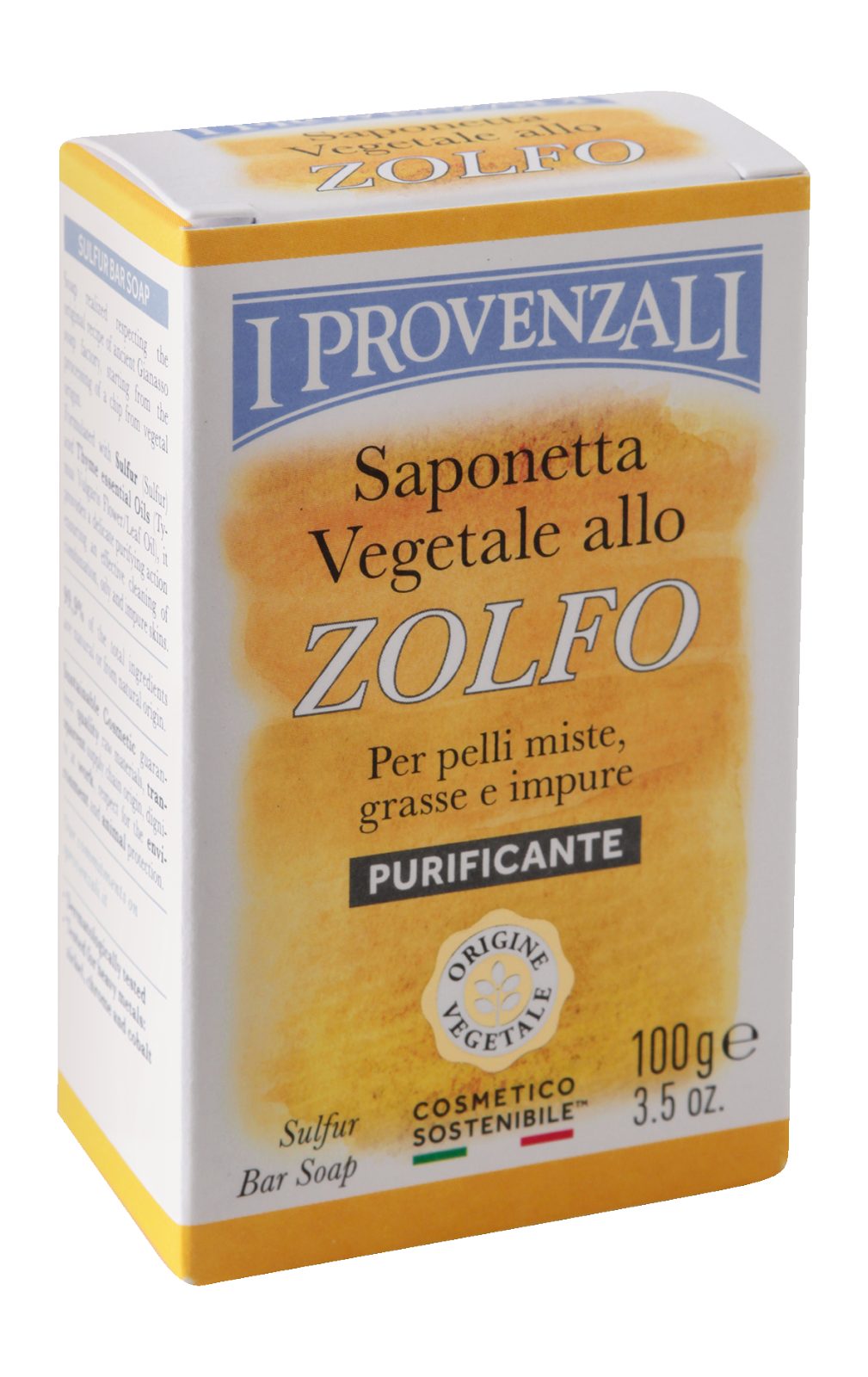 Saponetta vegetale Zolfo Purificante