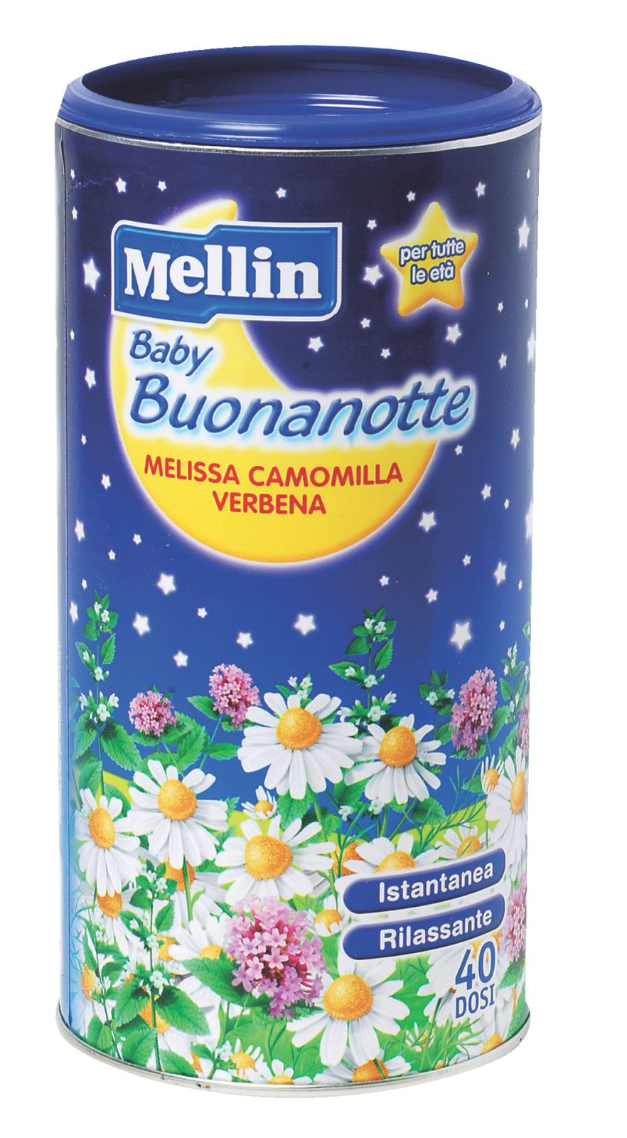 Tè granulare Buonanotte con melissa, camomilla e verbena