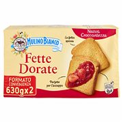 Zwieback Le Dorate, goldbraun gebacken