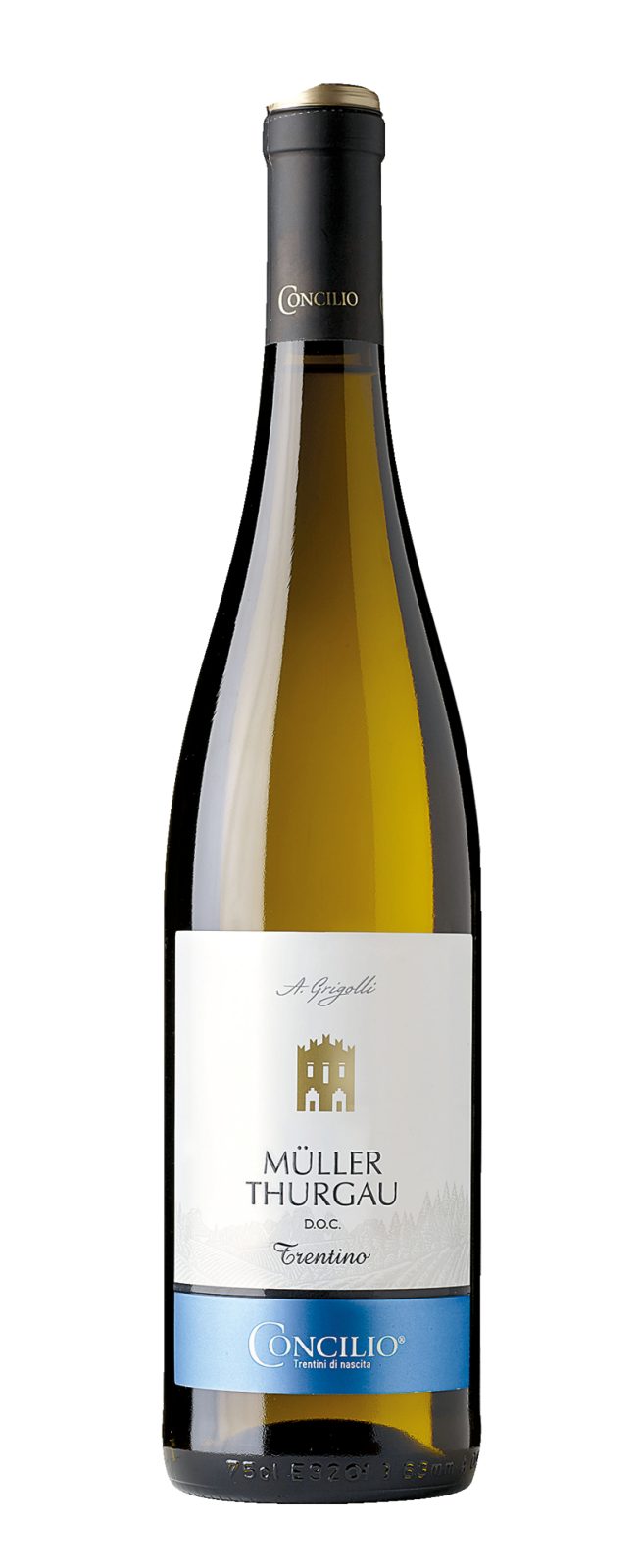 Weißwein Müller Thurgau DOC Trentino