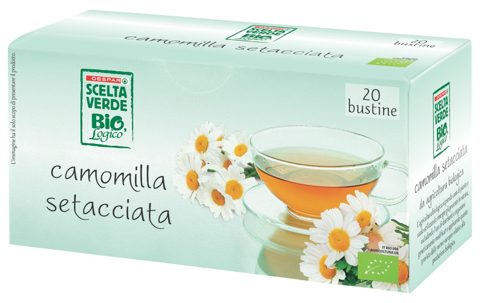 Camomilla setacciata
20 filtri