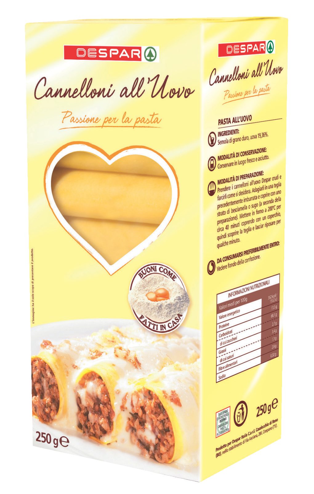Cannelloni aus Eierteig