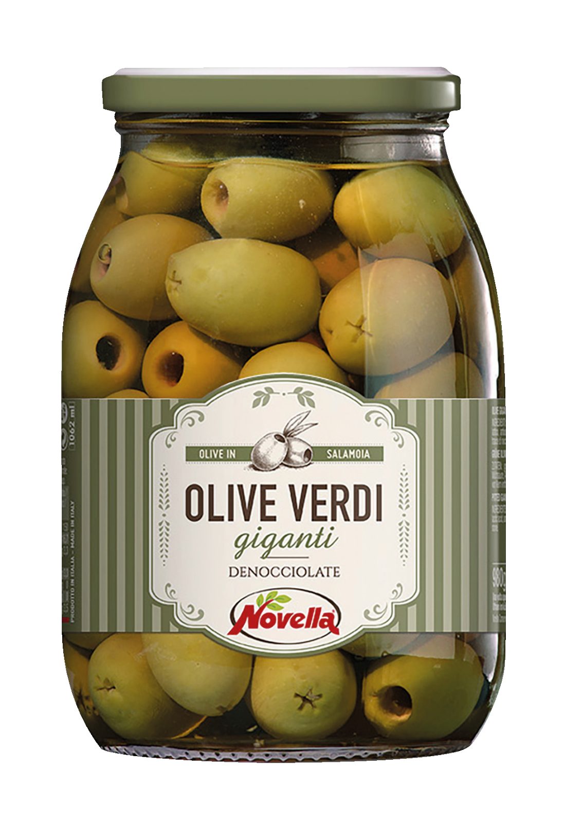 Olive verdi giganti denocciolate 