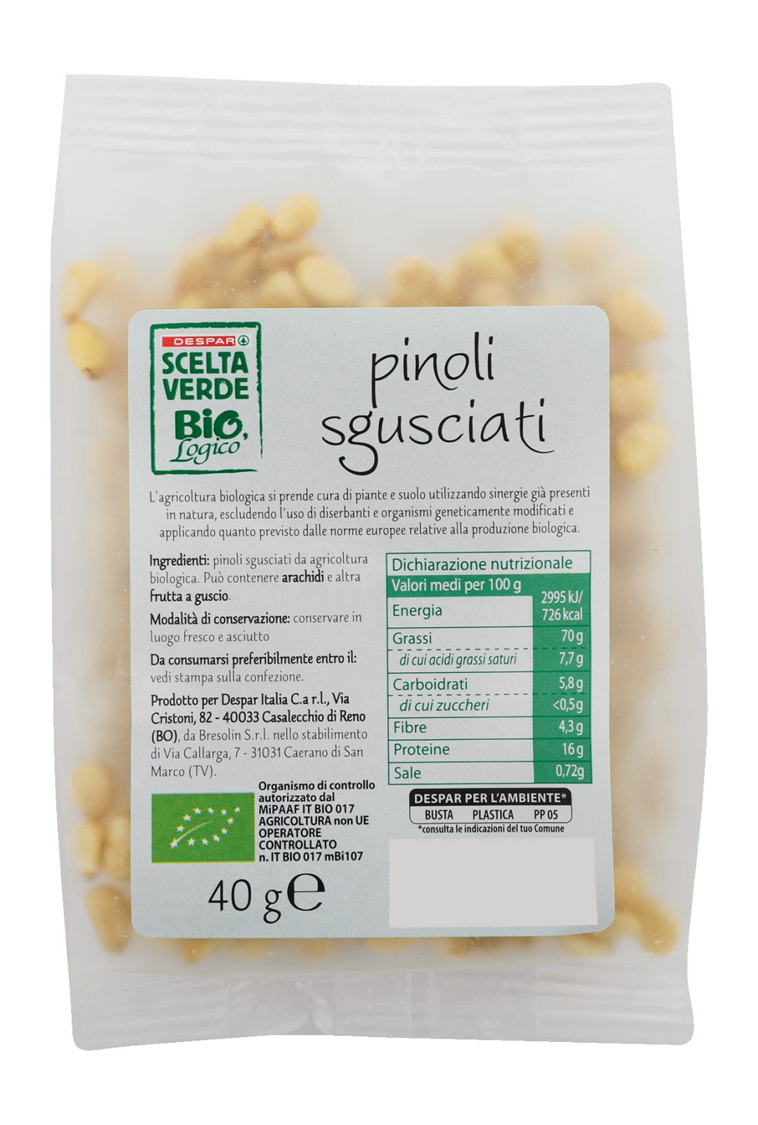 Pinoli Sgusciati