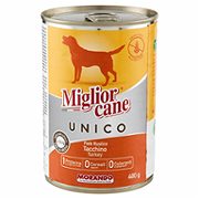 Unico Patè Rustico Tacchino per Cani Adulti >10 kg Taglia Media