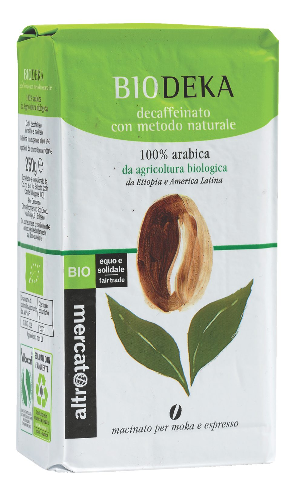 Bio-Kaffee, koffeinfrei