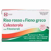 Riso rosso e Fieno greco Colesterolo 40 compresse