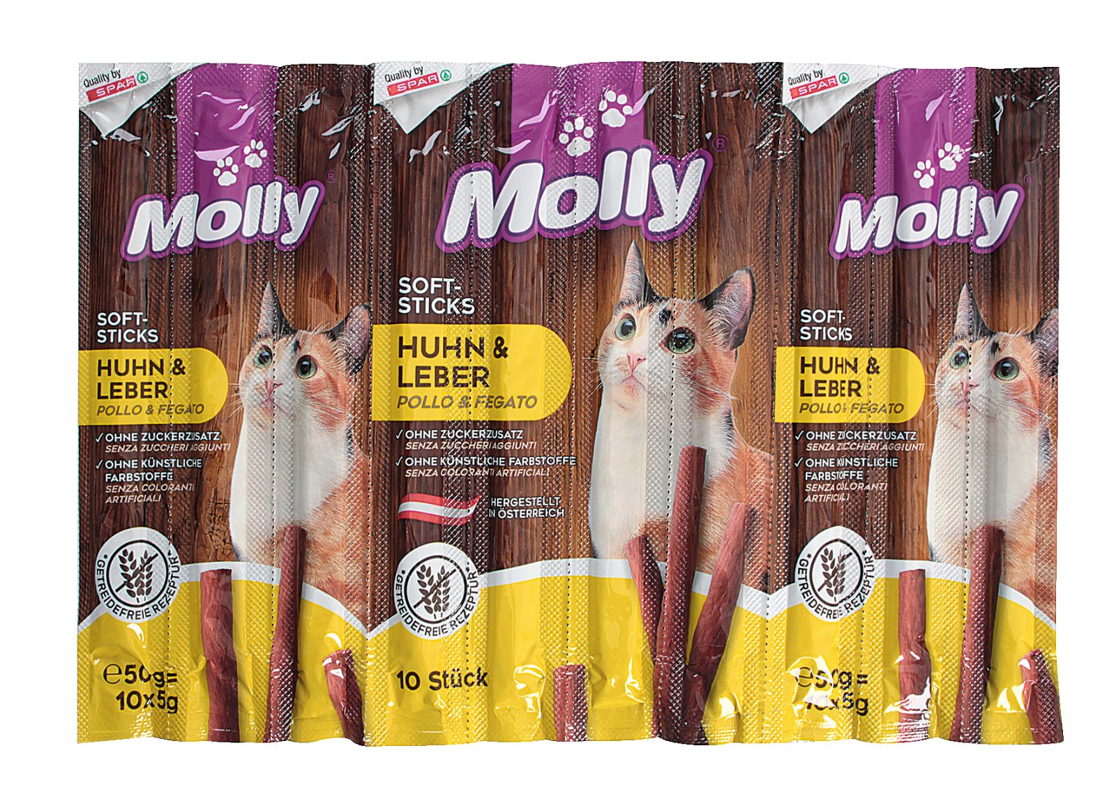 Katzensticks mit Huhn und Leber
