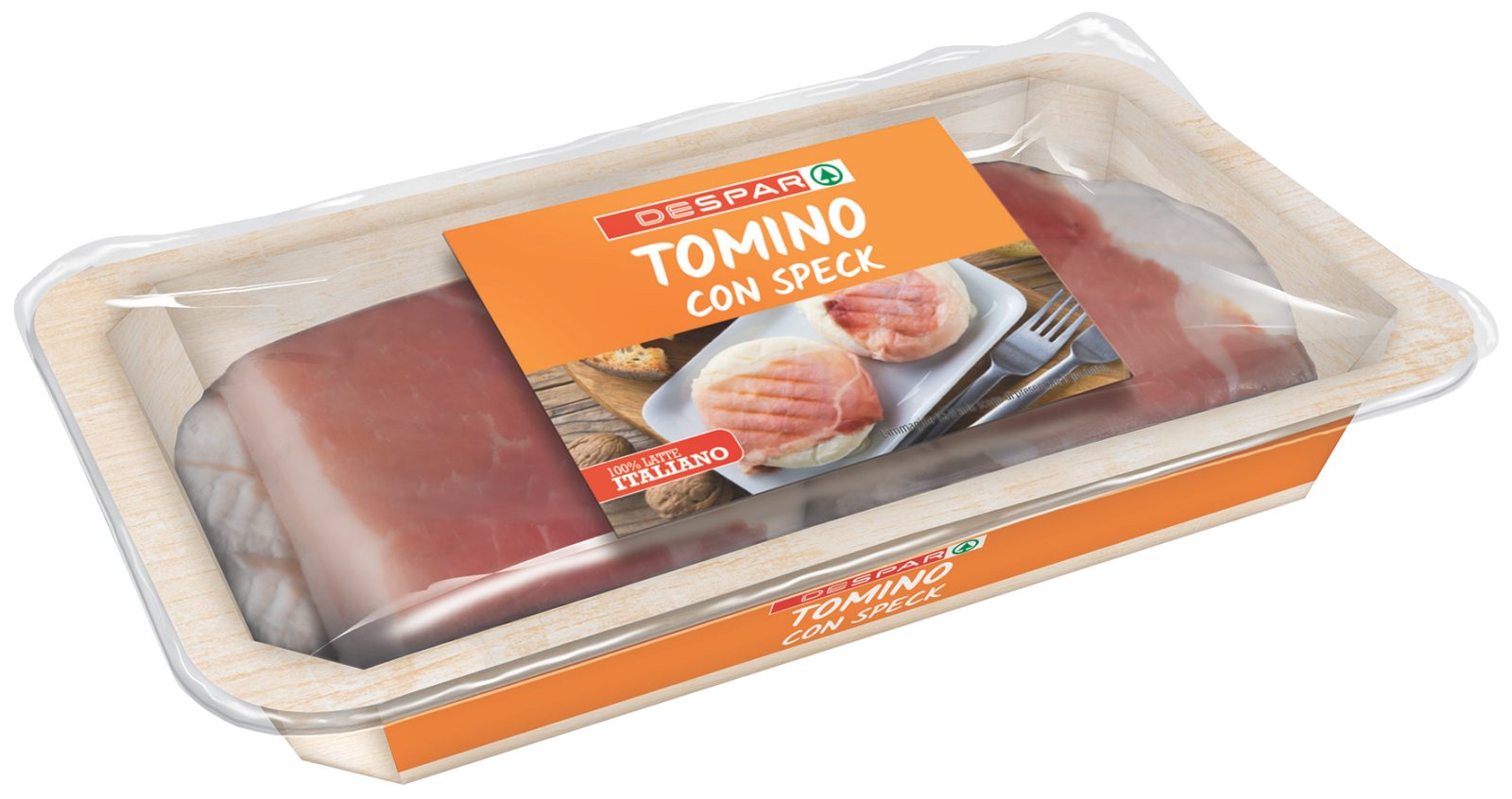 Formaggio tomino con speck