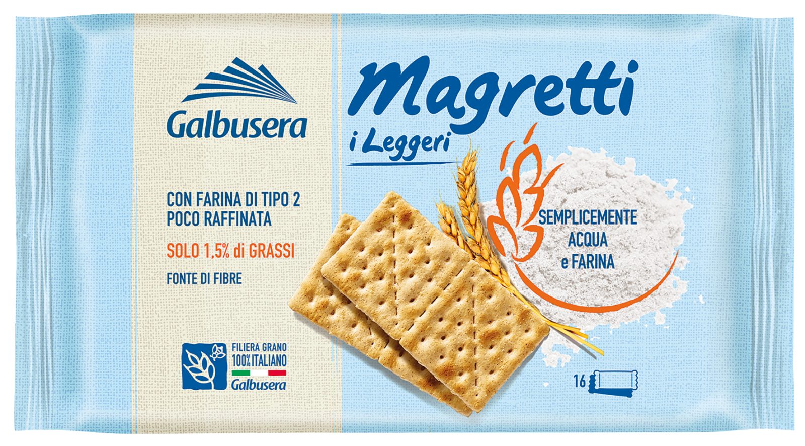 Magretti i Leggeri Semplicemente Acqua e Farina