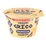 Yogurt Greco
Vaniglia 0% Grassi