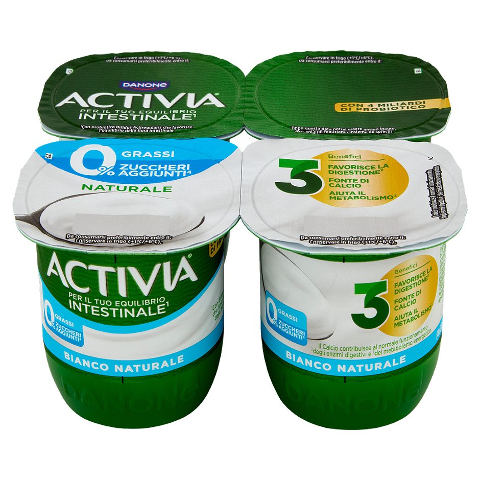 Yogurt con Probiotico Bifidus, 0% Grassi, 0% Zuccheri Aggiunti, Bianco Naturale
