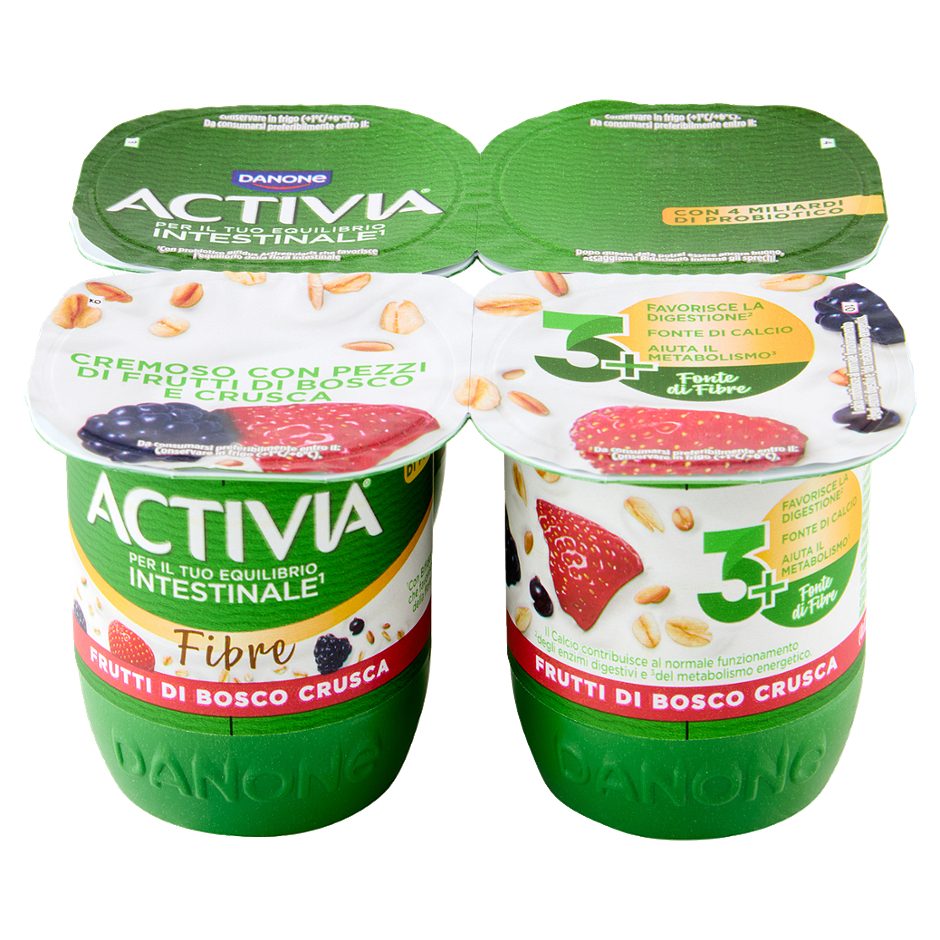 Activia Frutti di Bosco e Crusca