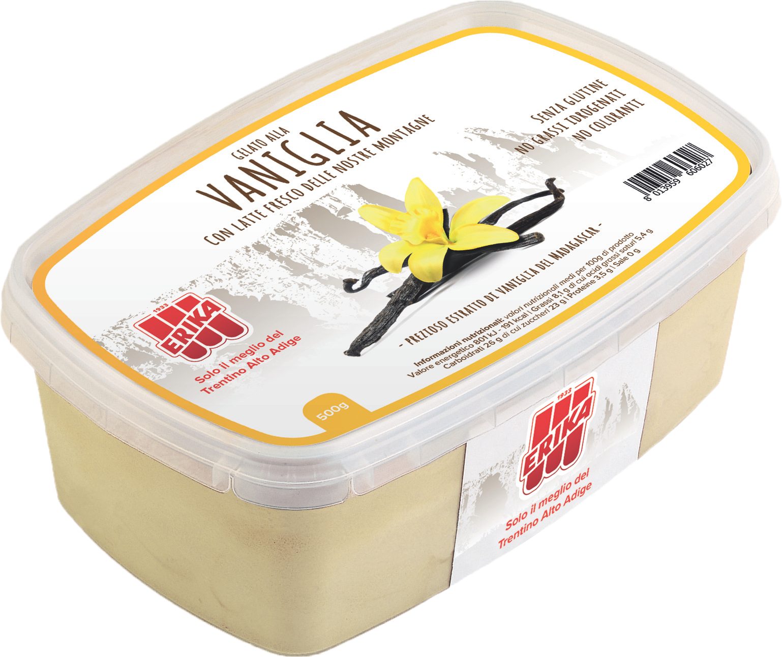 Vaschetta gelato vaniglia