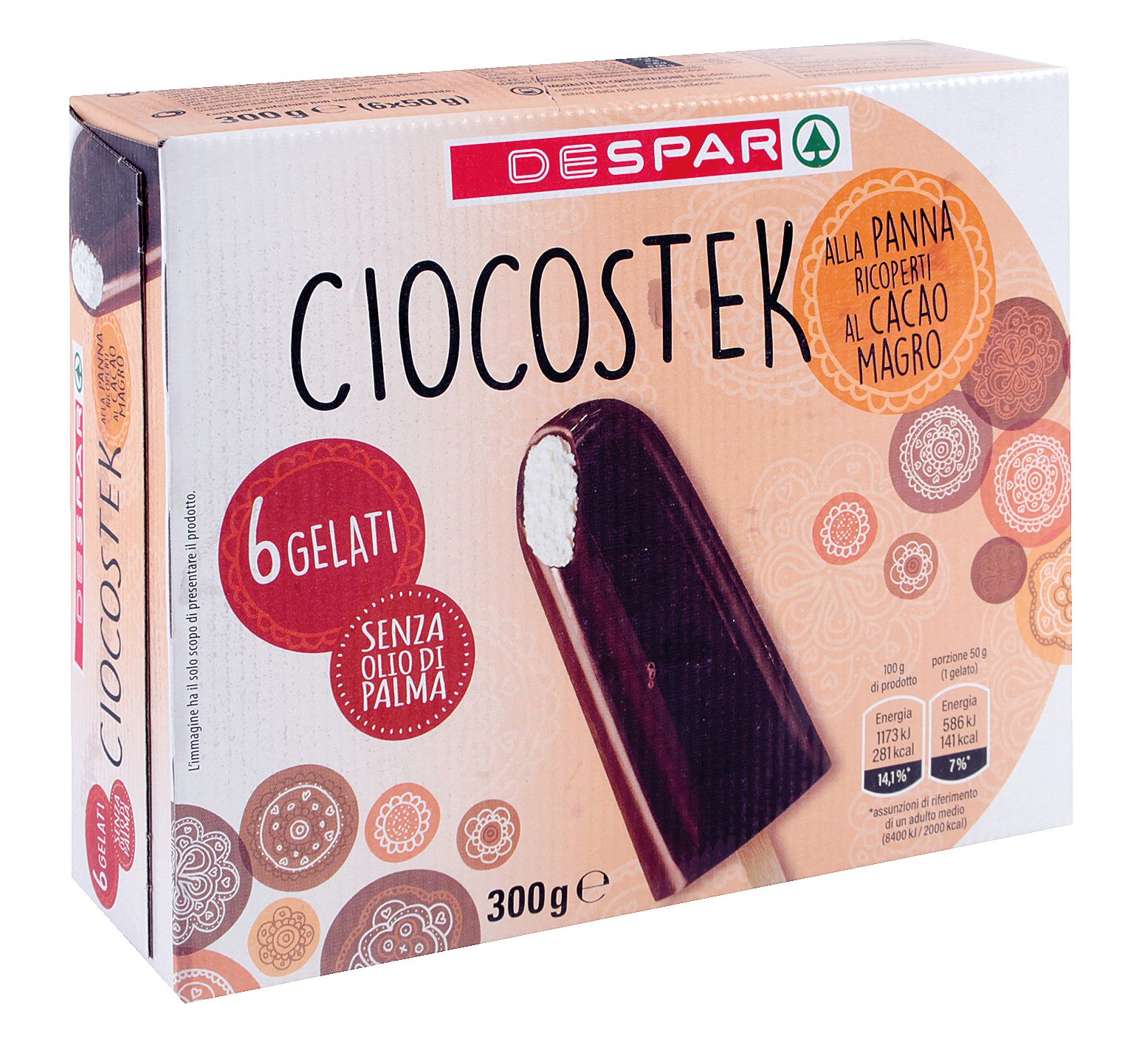6 Gelati Ciocostek