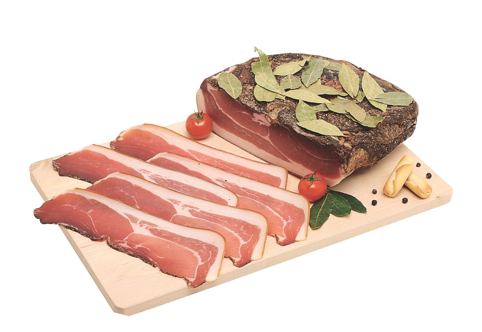Speck im Lorbeer- und Wachholdermantel