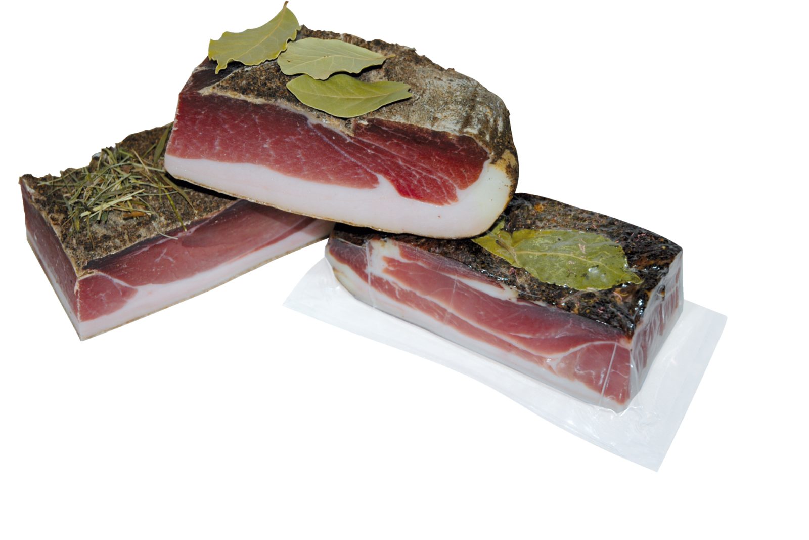 Trancio Speck al Fieno, Ginepro e Alloro