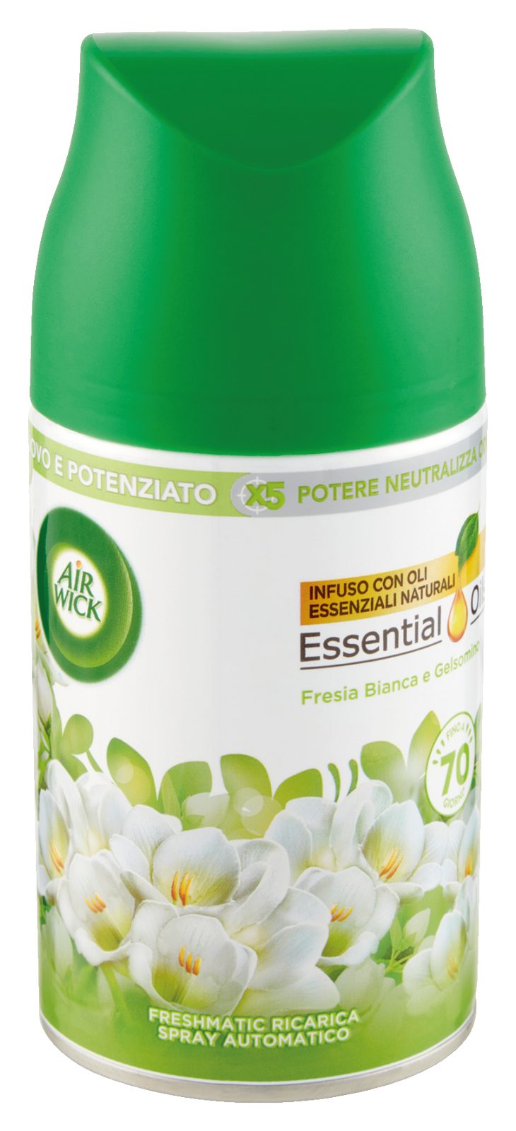Ricarica diffusore spray automatico Fresia Bianca e Gelsomino