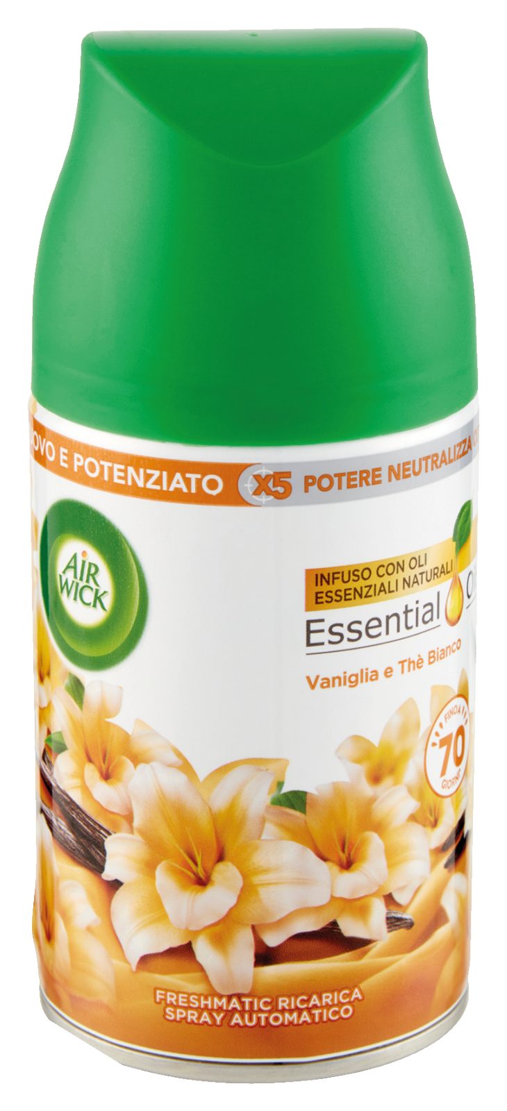 Ricarica diffusore spray automatico Vaniglia e Thè Bianco