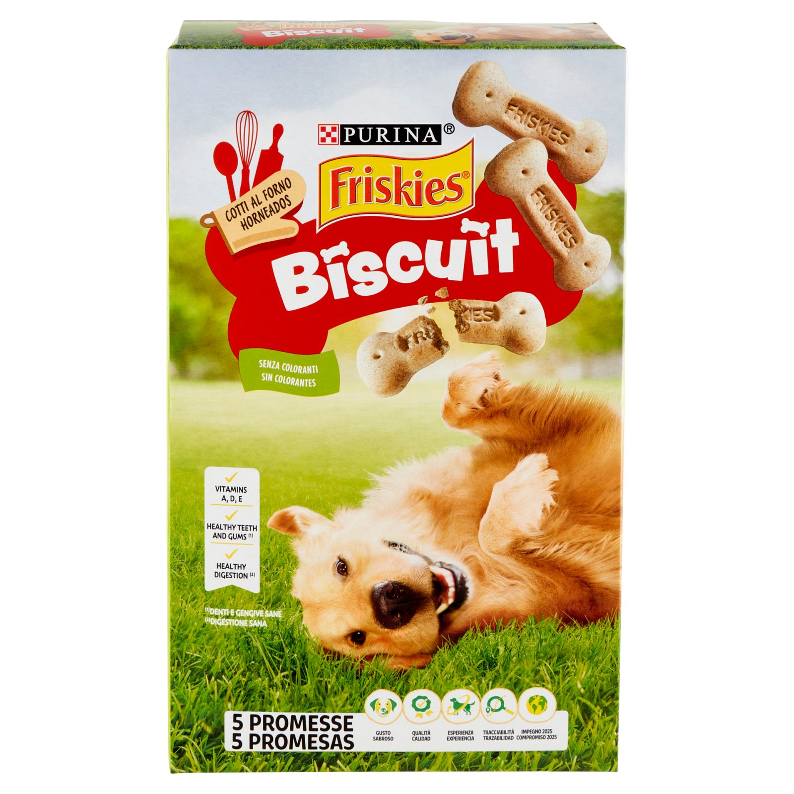 Boscotti per cane
Biscuit Denti e Gengive Sane Friskies