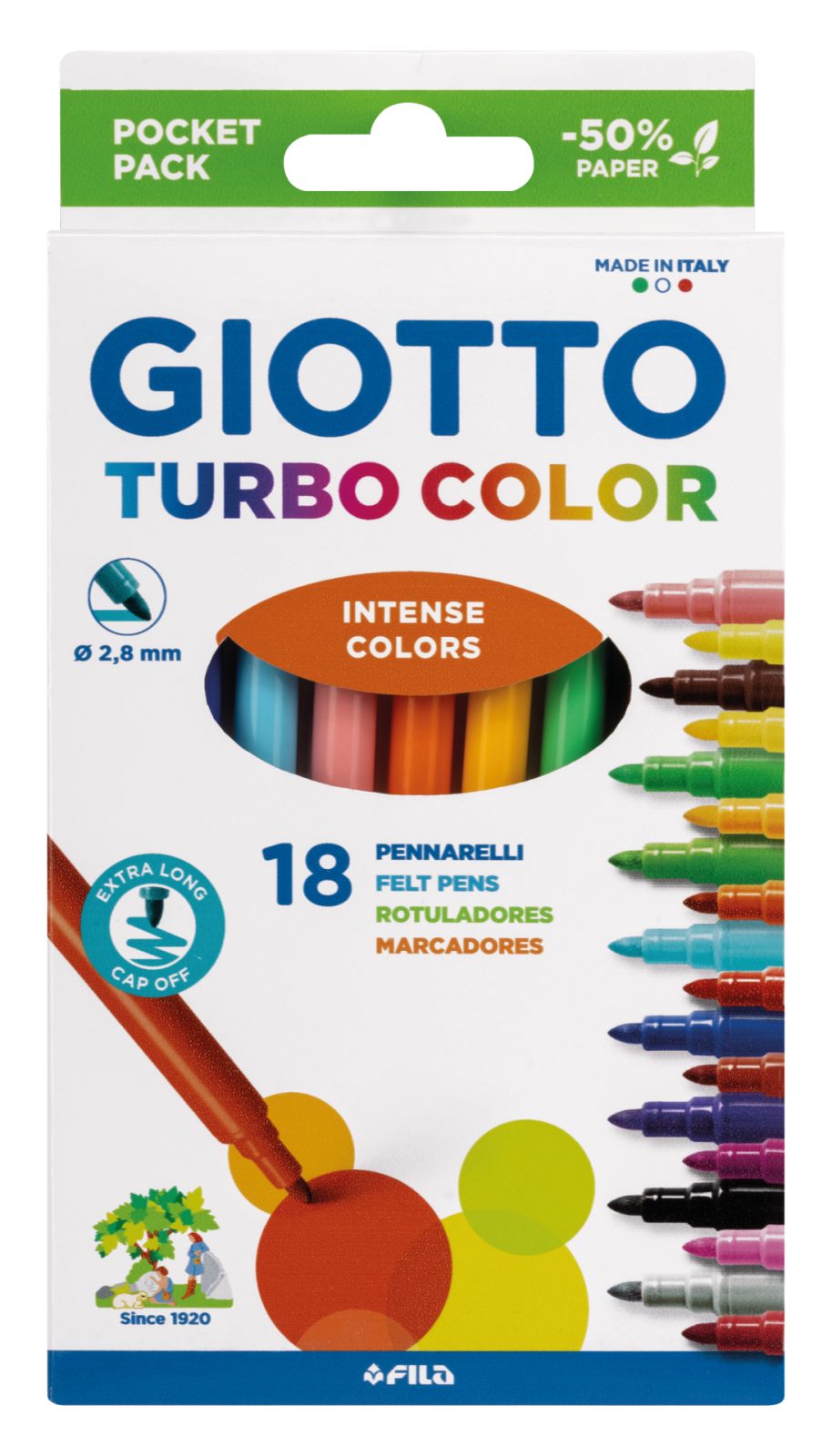 Pennarelli Turbo Color 
- 12 pezzi