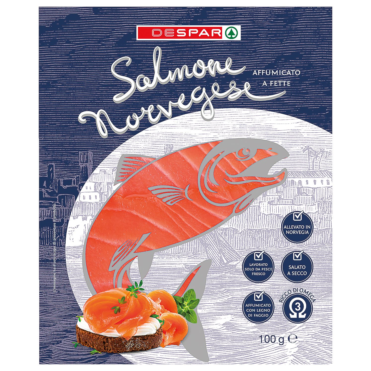 Salmone Norvegese Affumicato a fette