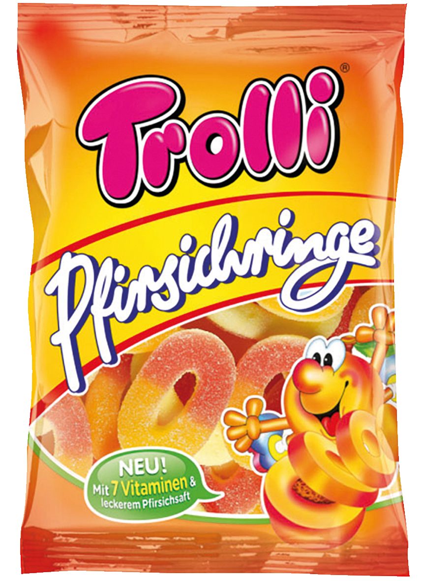 Bonbons Pfirsichringe