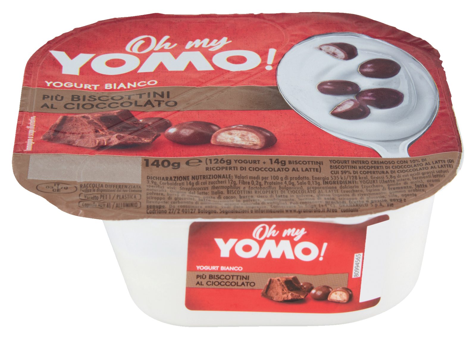 Yogurt Biscottini Al Cioccolato Oh My