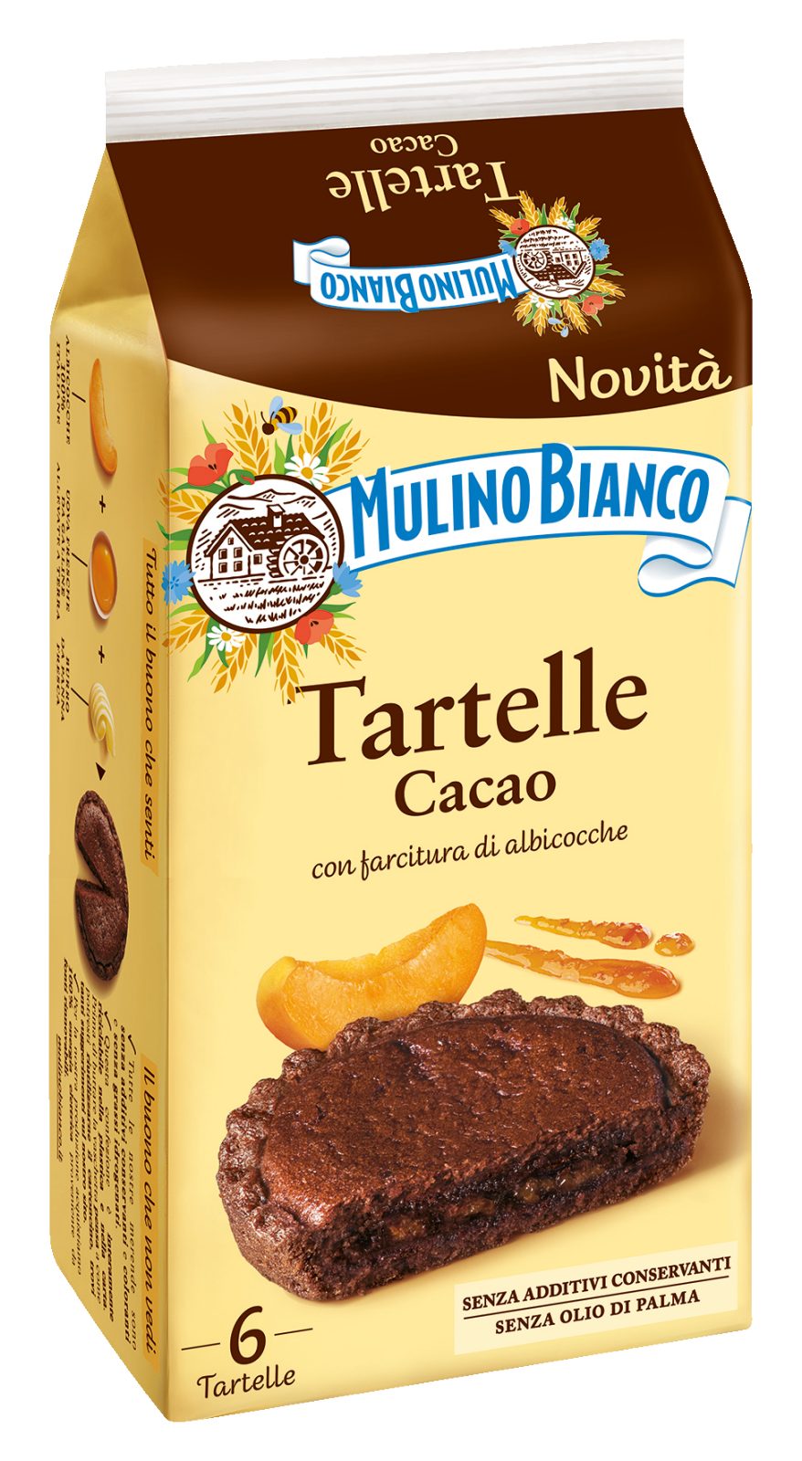 Tartelle Cacao con confettura di albicocche