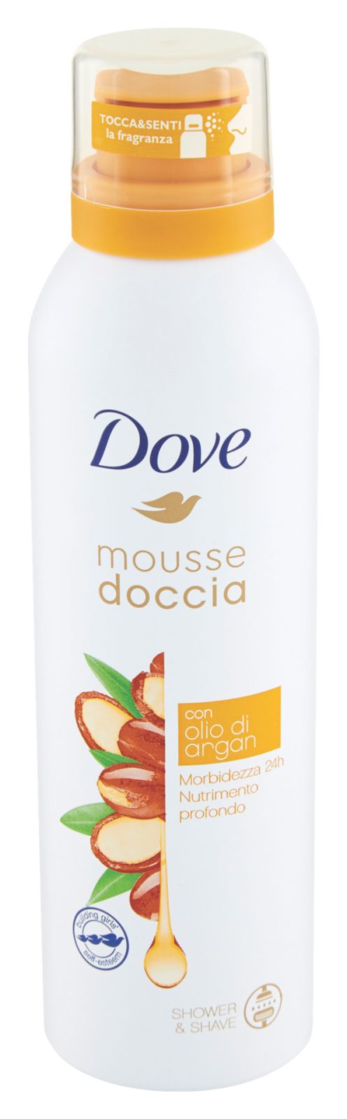 Mousse Doccia con Olio di Argan