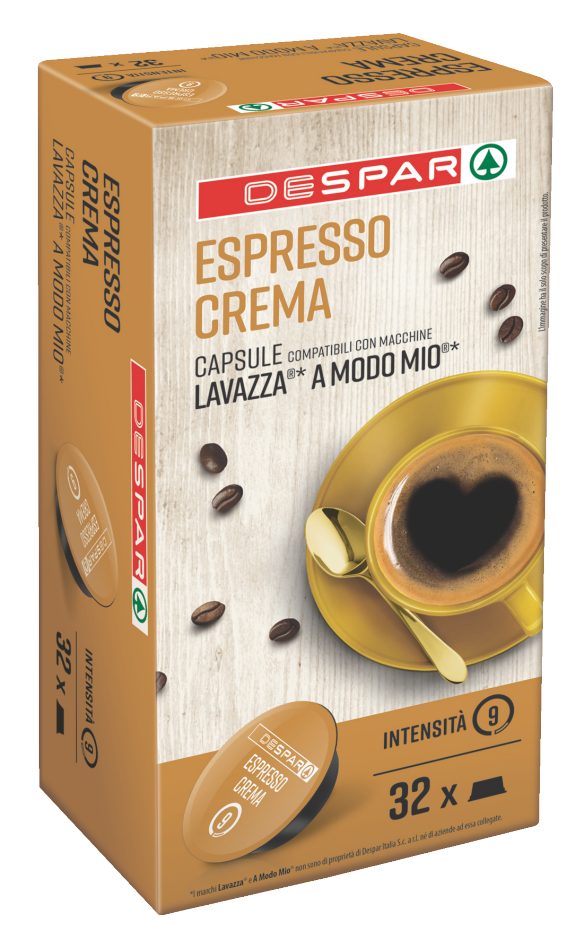 32 Capsule Compatibili Lavazza A Modo Mio
Espresso Crema