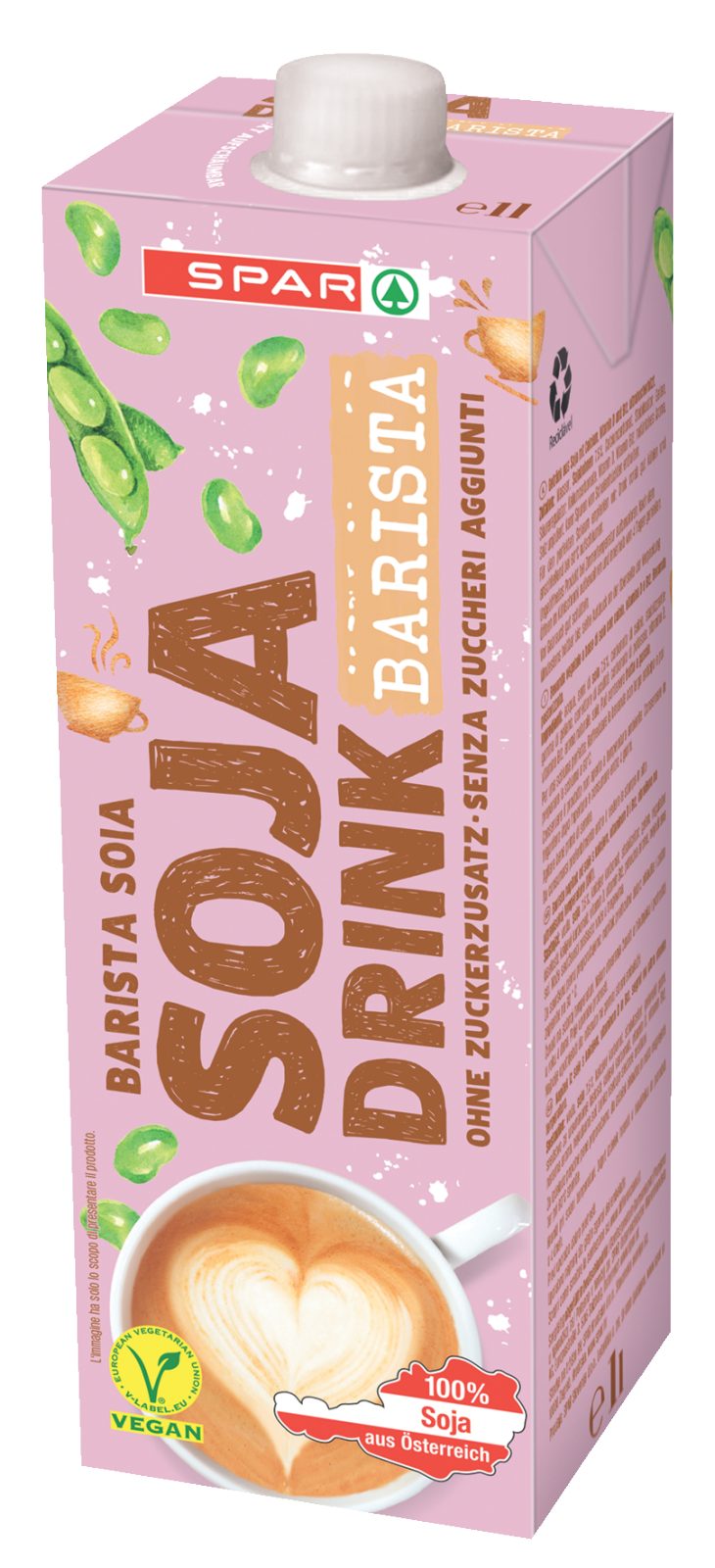 Sojadrink Barista ohne Zucker