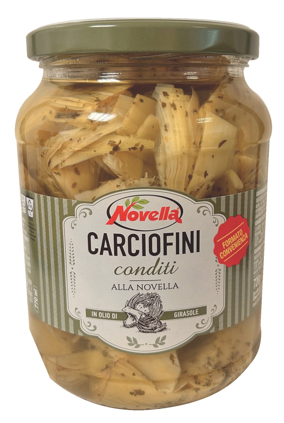 Carciofini conditi, in olio di girasole