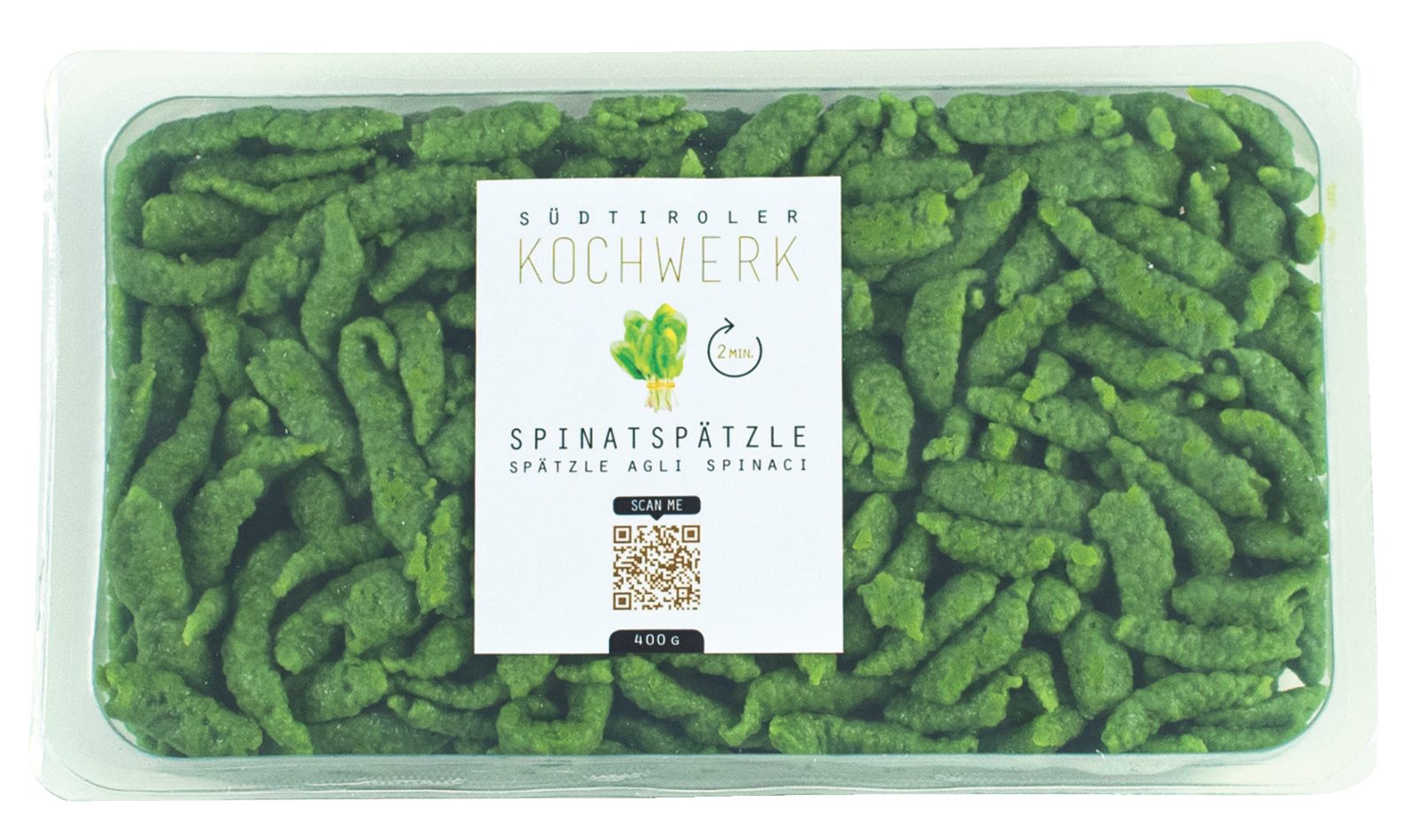 Spatzle agli spinaci