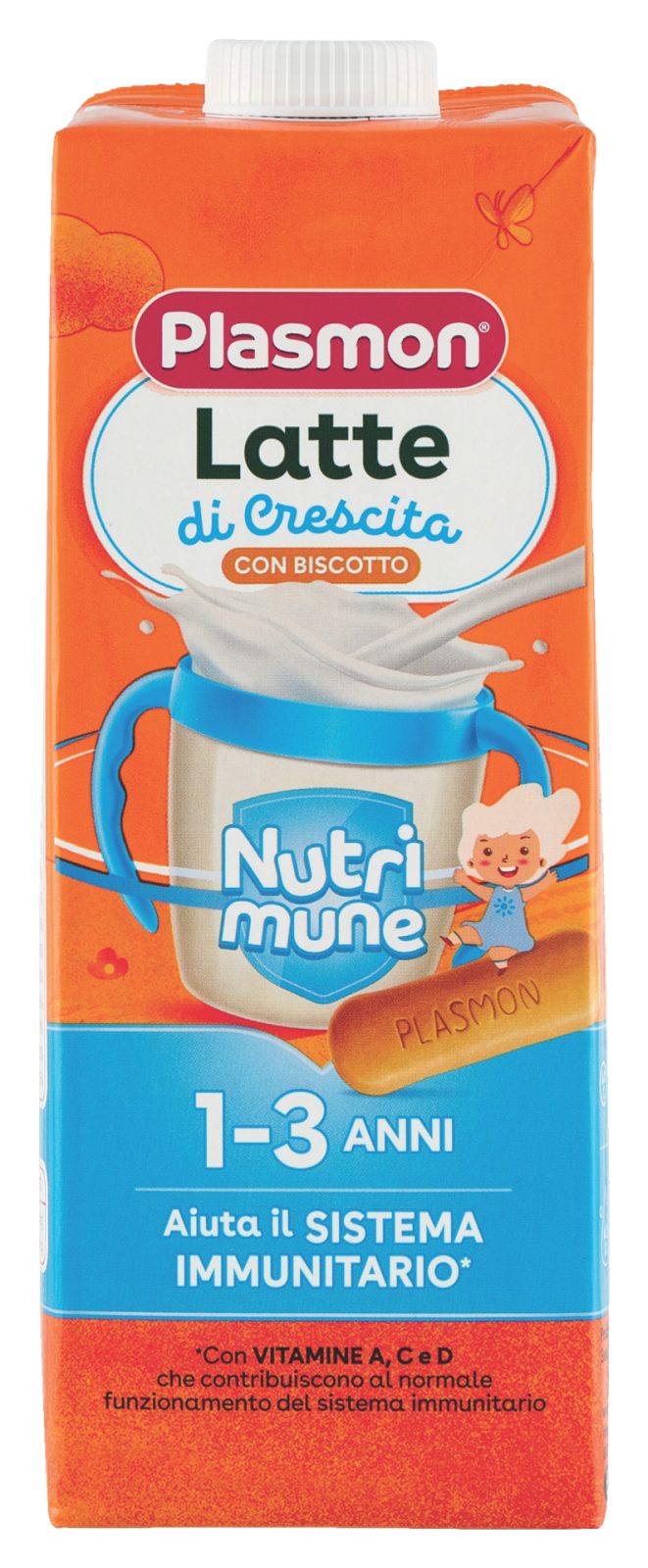 Latte di Crescita Nutrimune 1-3 anni con biscotto