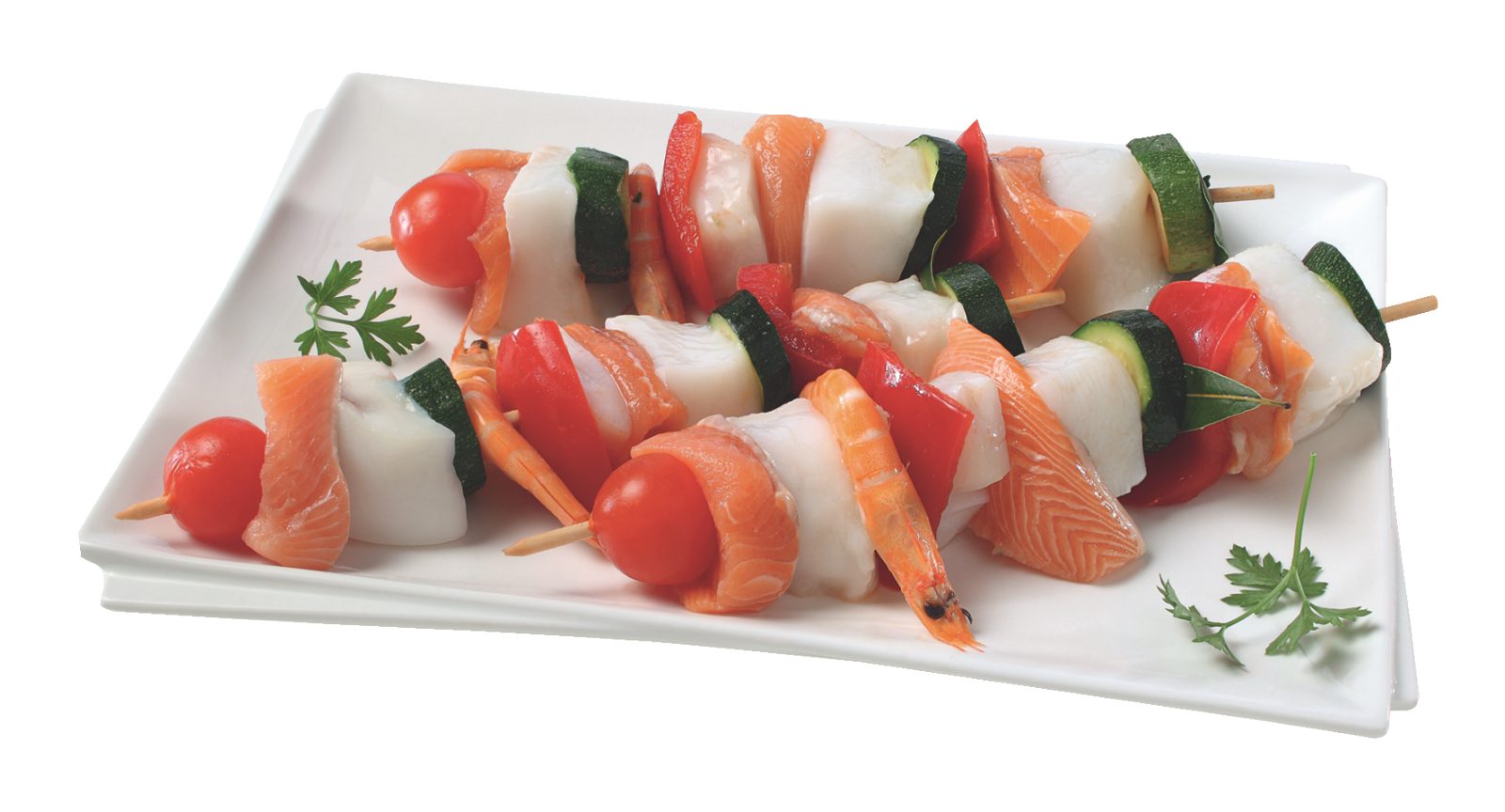 Spiedini misti di pesce