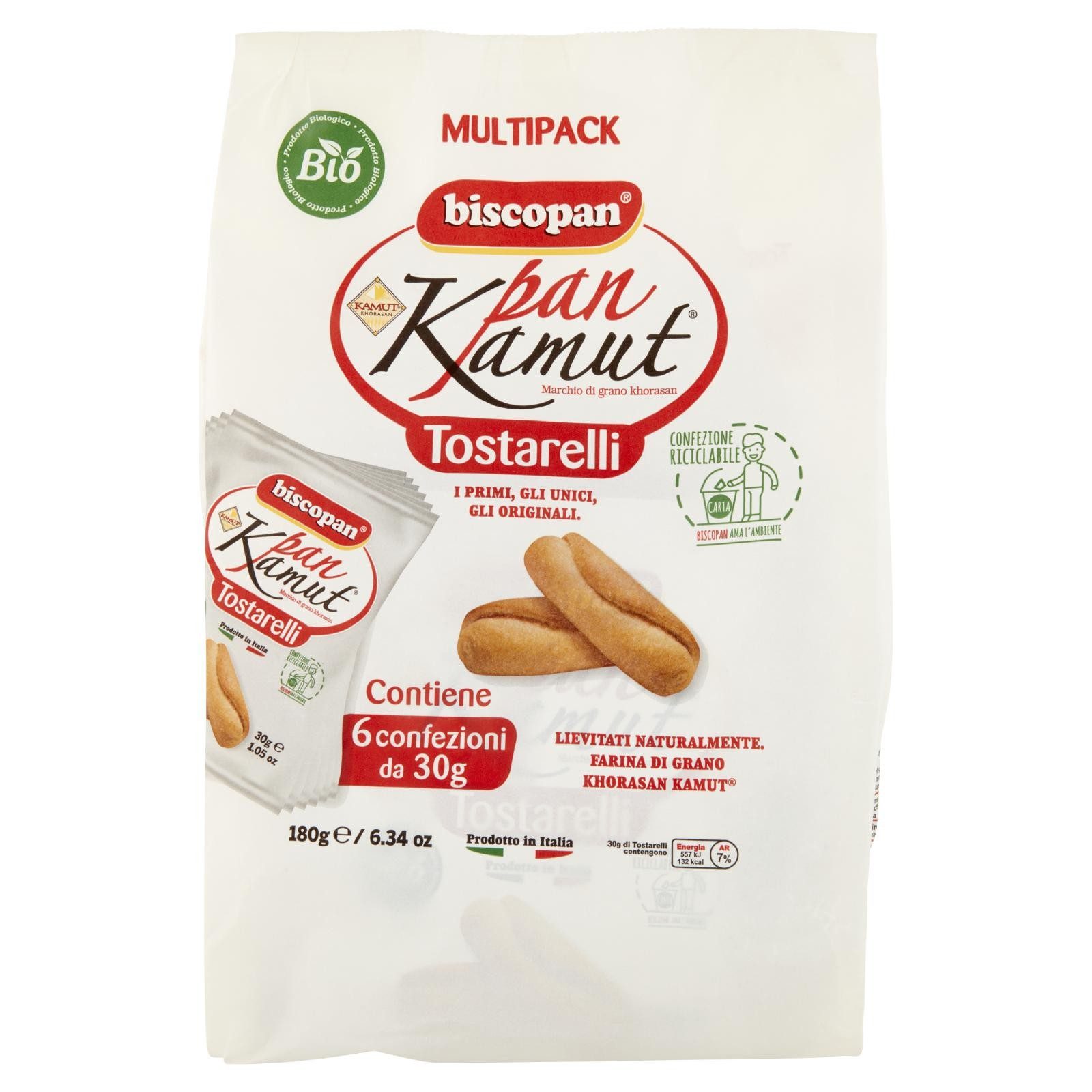 Pan Kamut Tostarelli Bio
