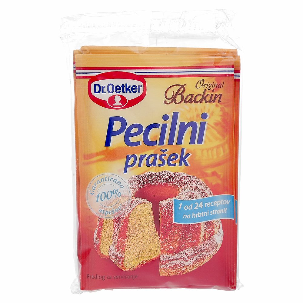 pecilni prašek backin, dr. oetker, 6x12g