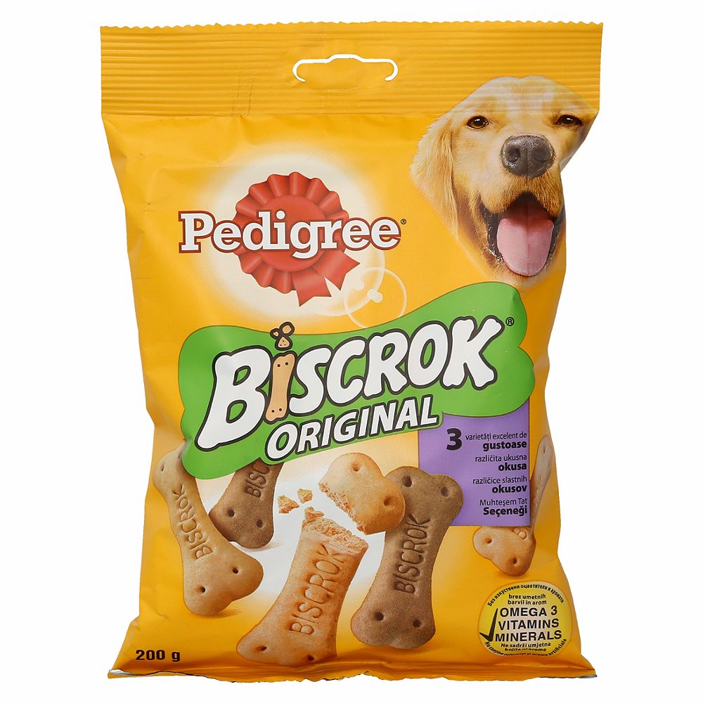 priboljšek za pse biscrok, pedigree, 200g