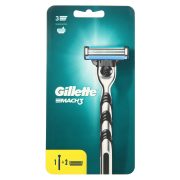 Slika produkta BRITVICA MOŠKA MACH3, GILLETTE, 1/1 + 2 NADOMESTNA NASTAVKA