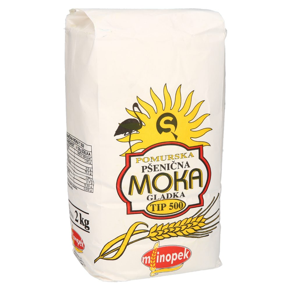 POMURSKA PŠENIČNA MOKA GLADKA T500, MLINOPEK, 2KG