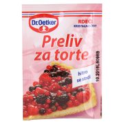 Slika produkta RDEČI PRELIV ZA TORTE, DR. OETKER, 12G