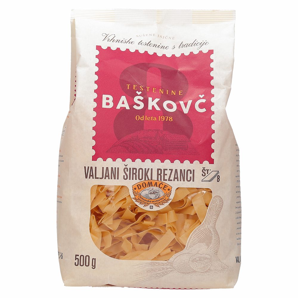 valjani široki rezanci