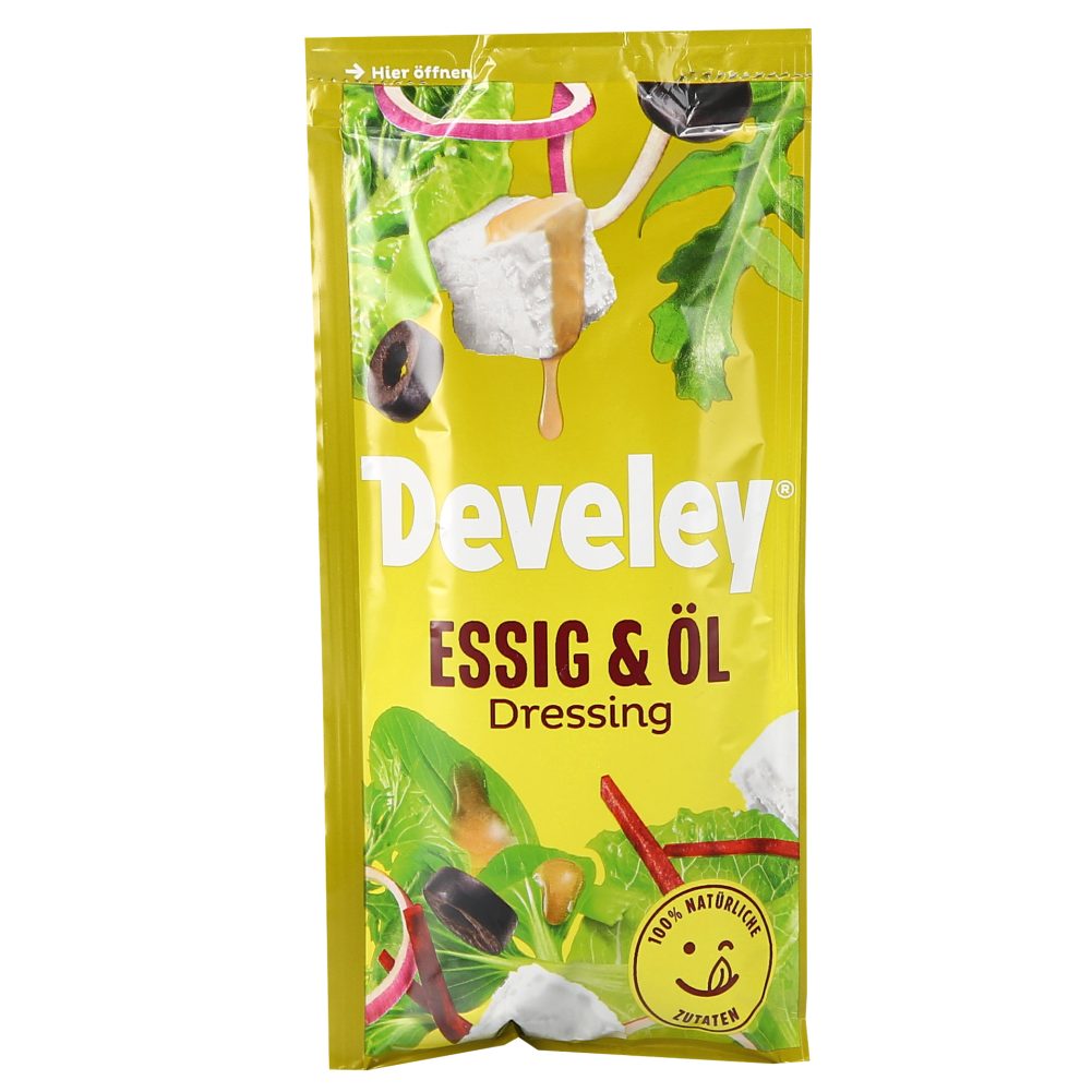 SOLATNI PRELIV KIS IN OLJE, DEVELEY, 75ML