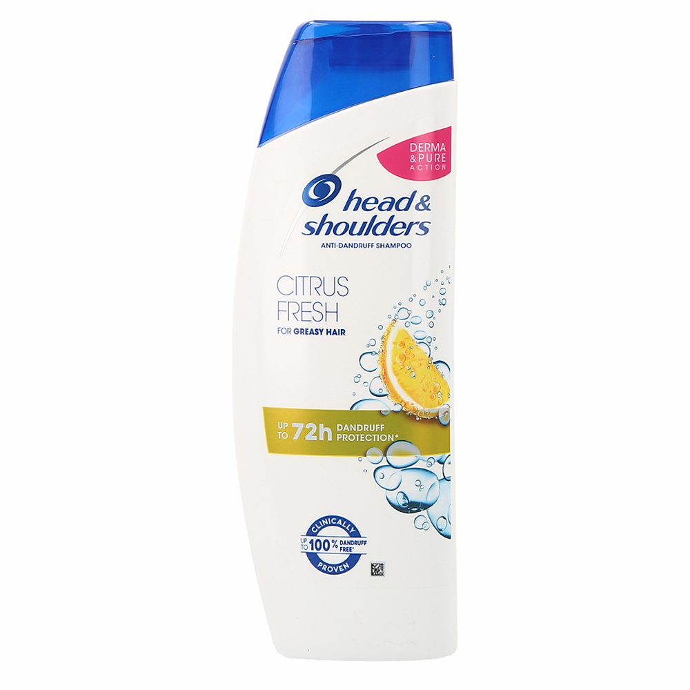 šampon citrus fresh, head & shoulders, 400ml