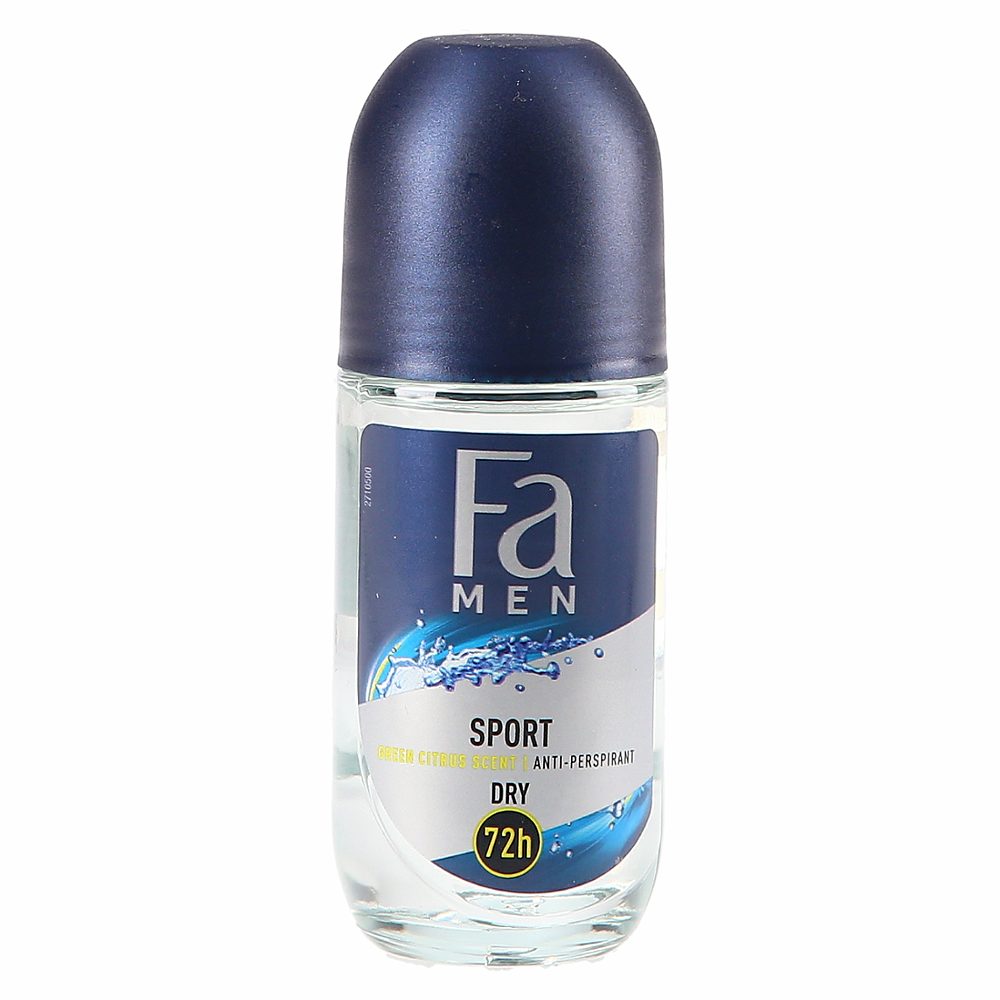 deo roll on sport 24h, fa men, 50ml