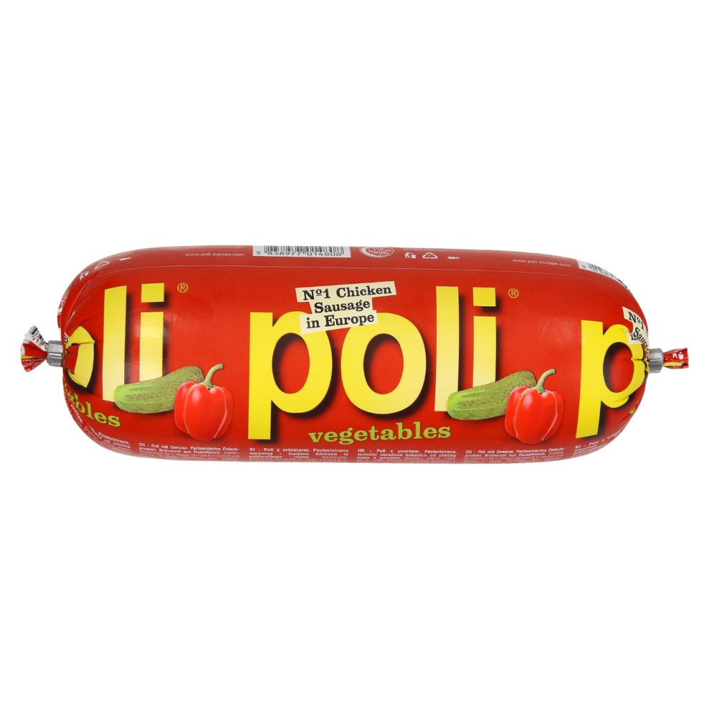 PIŠČANČJA SALAMA POLI Z VRTNINAMI, PERUTNINA PTUJ, 500G
