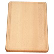 Slika produkta LESENA DESKA ZA REZANJE Z UTOROM 22X35CM MESNICA, KGZ RIBNICA, 1/1